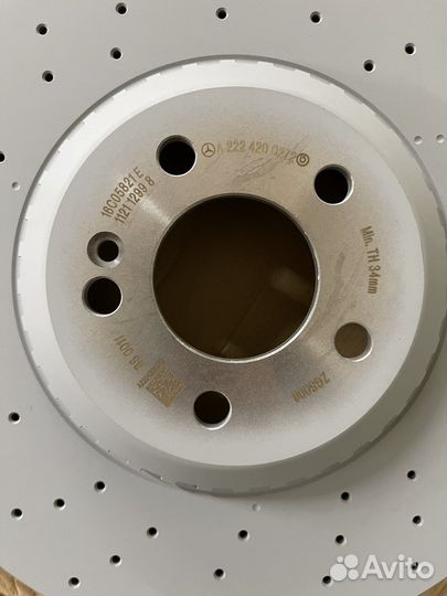 Тормозной диск Mercedes-Benz A 222 420 02 72