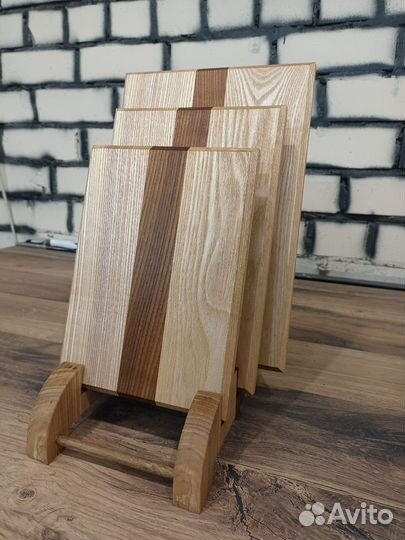 Набор разделочных досок на подставке
