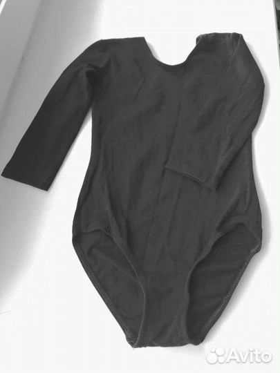 Купальник для гимнастики и танцев чёрный