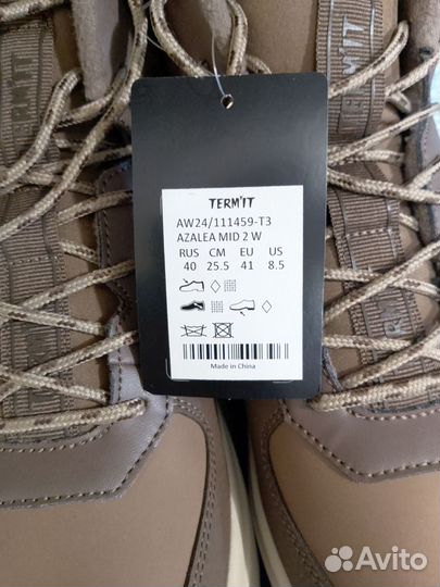 Кеды женские Termit Azalea Mid 2 (40) новые