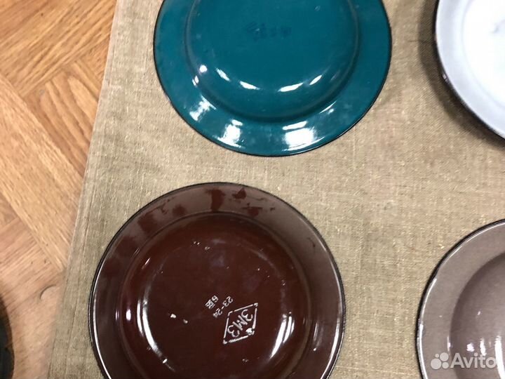 Тарелки алюминевые ;эмалированные. нержавейка СССР