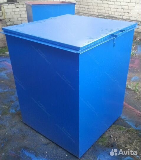 Контейнер мусорный с крышкой 0,75 м3 Арт kk7976