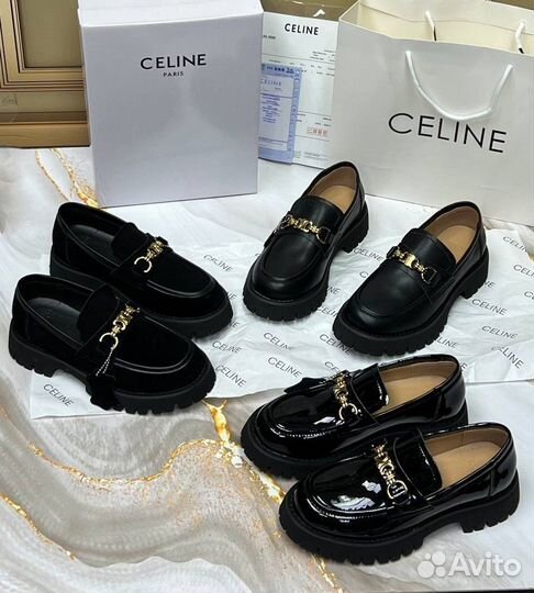 Лоферы Туфли Celine Размер 36-40