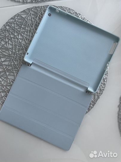 Чехол для iPad 2/3/4 мятно голубой цвет