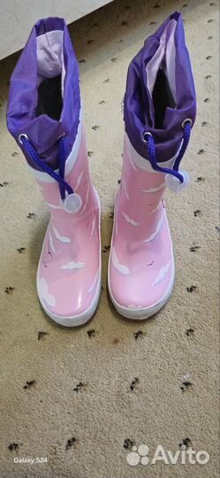 Детские резиновые сапоги 24 размер