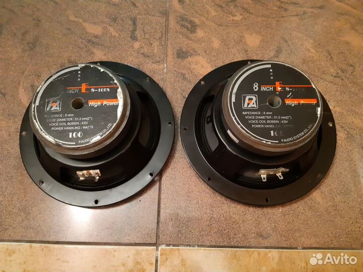 Динамики p.audio e8-100s