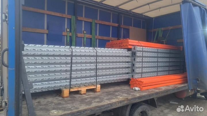 Фронтальные стеллажи складские паллетные Констрактор бу № 9855