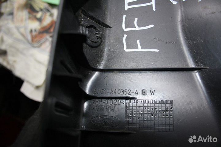 Обшивка багажника на заднюю панель Ford Focus III (2011—2015)