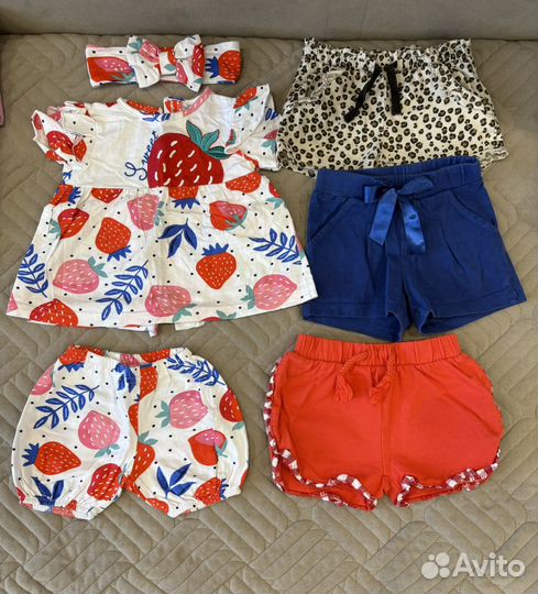 Вещи пакетом для девочки 68-74