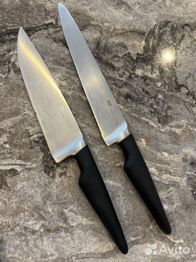 Набор кухонных ножей IKEA vorda+два в подарок