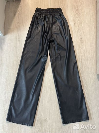 Брюки кожаные