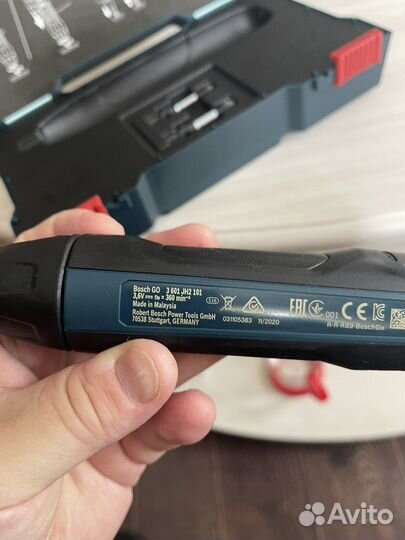 Электроотвертка bosch GO