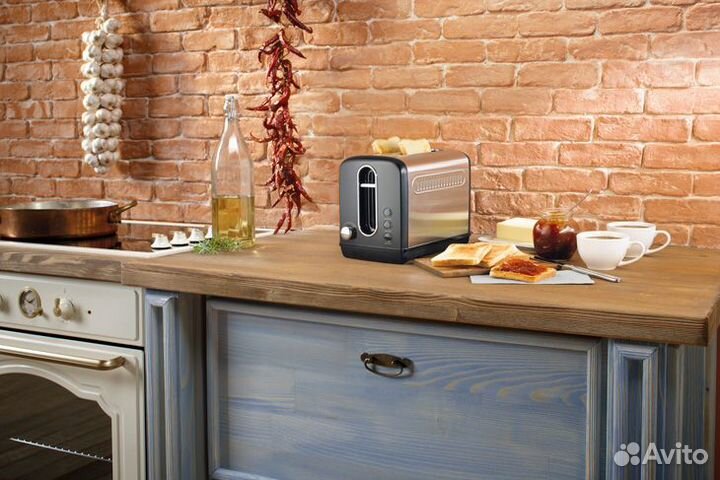 Тостер Gorenje T1100clbk, 860 Вт, черный