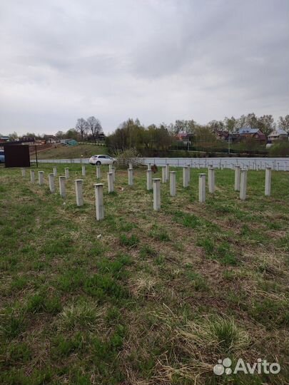 Фундамент на сваях/ жб сваи