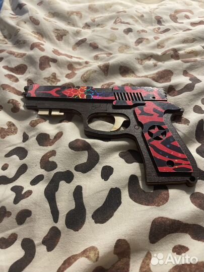 Пистолет Игрушечный На резинках