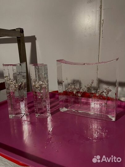 Лед для баров с цветами 5066 гр