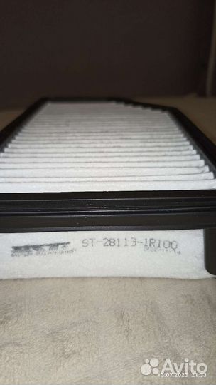 Фильтр воздушный на Hyundai Solaris