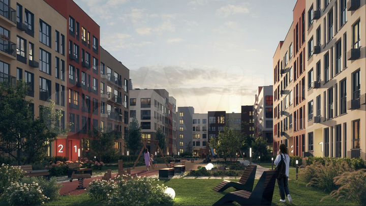 2-к. квартира, 65,8 м², 3/5 эт.