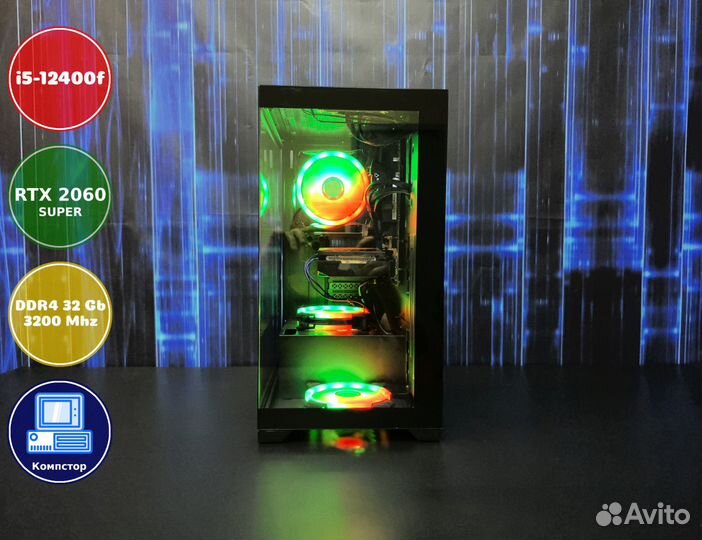 Игровой компьютер i5-RTX2060SUP-32DDR4-KEP9750-H610