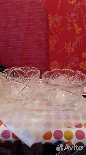 Предметы из хрусталя времен СССР