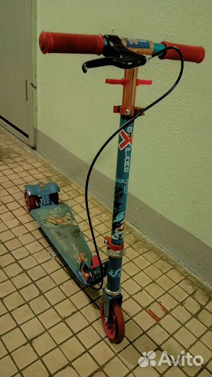 Самокат детский складной трехколесный