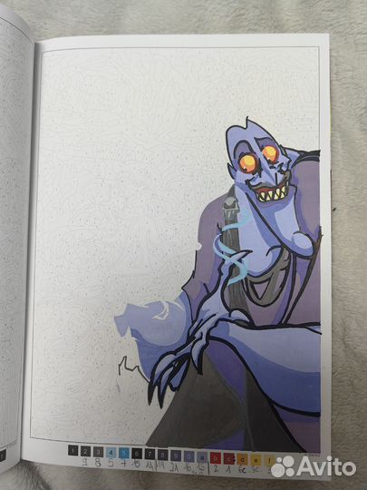 Раскраска дисней по номерам hachette