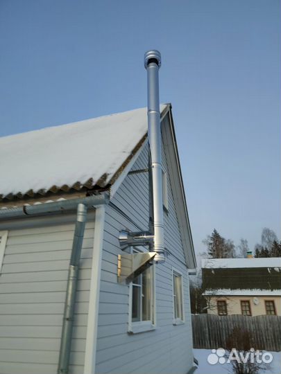 Монтаж дымохода вентиляция