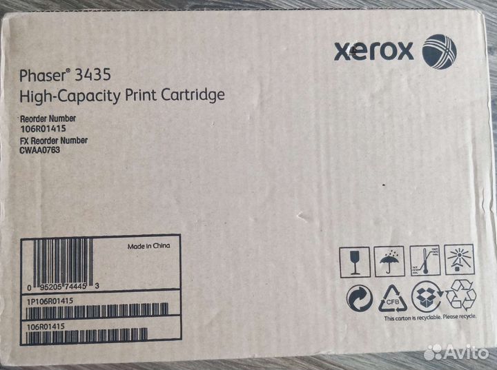 Картриджи xerox 3435