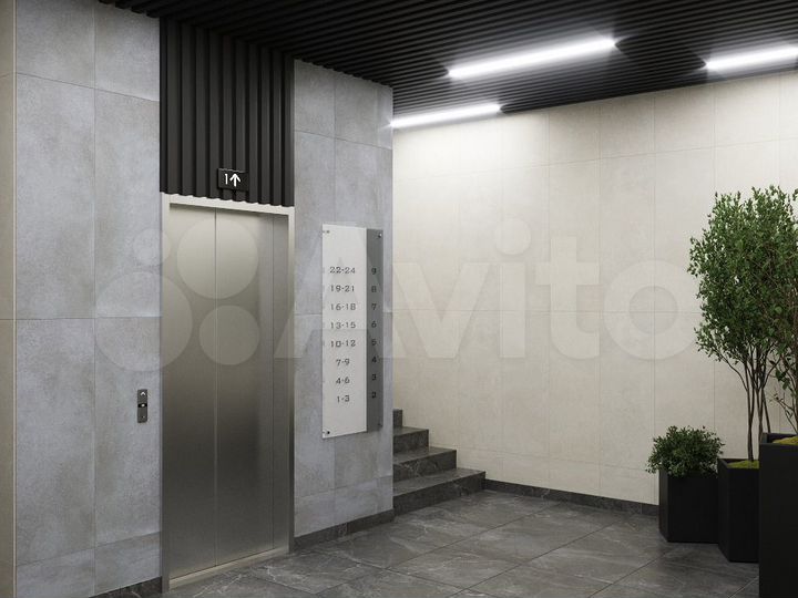 2-к. квартира, 60 м², 9/9 эт.