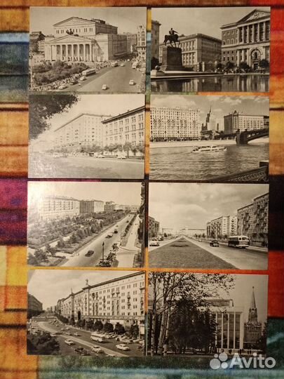 Открытки СССР, Москва набор 20 шт, 1962 г