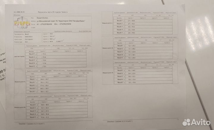 Форсунка топливная BMW 5 E60