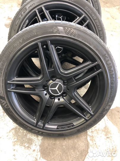 Колеса на mercedes r18 AMG C, E класс черные