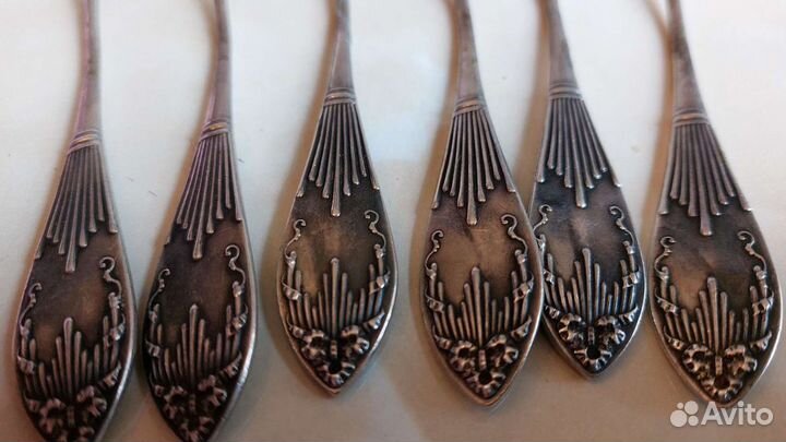 Ложки серебро 84 пр