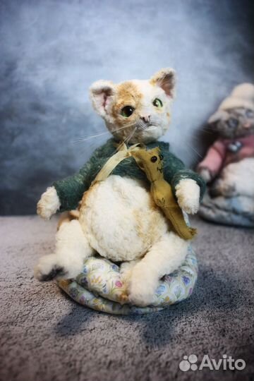 Кот Персик тедди игрушка