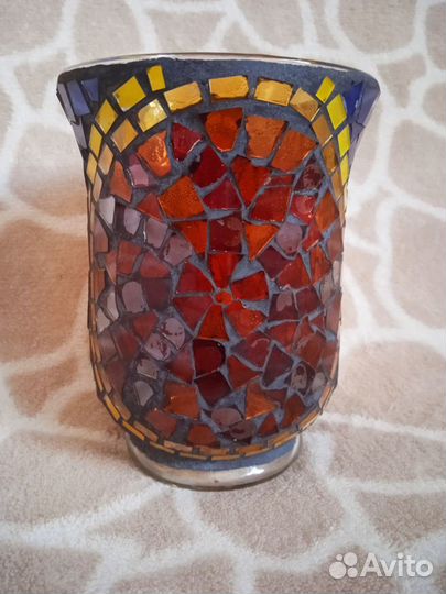 Вазы из цветного стекла