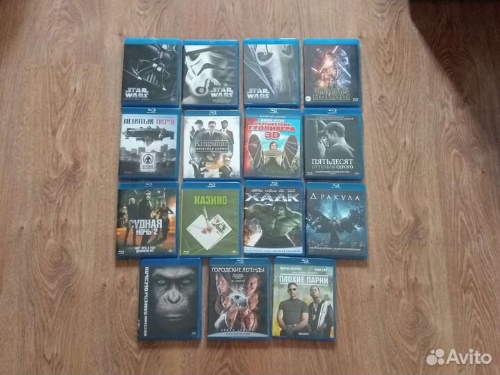 Фильмы на 4К UltraHD и Blu-ray дисках новые и б/у