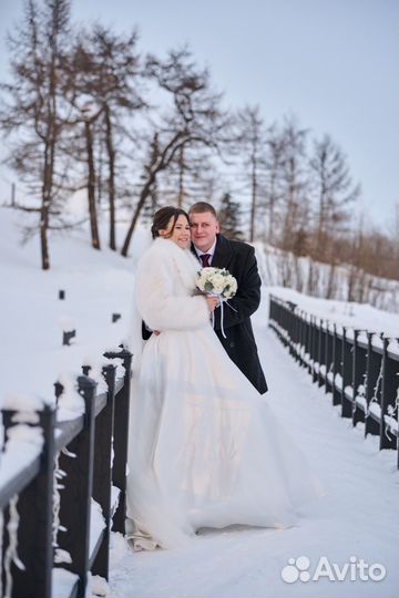 Свадебная шубка на прокат