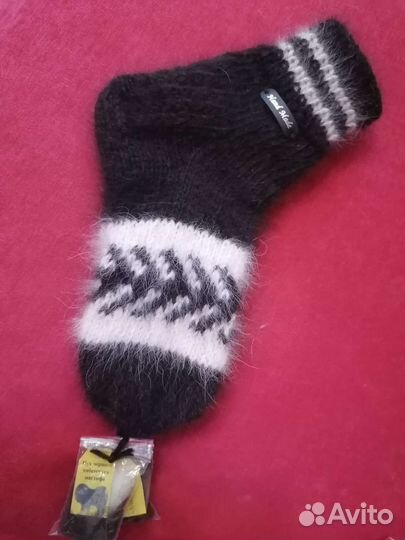 Варежки, носки, наколенники из собачьей шерсти