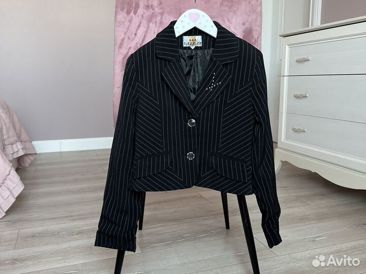 Школьная форма пиджак черный 32 122