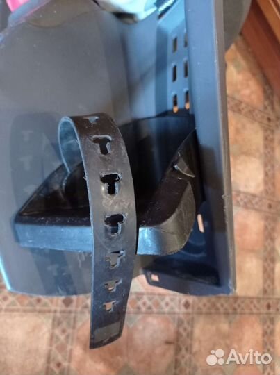 Детское велокресло hamax plus с багажником+шлем