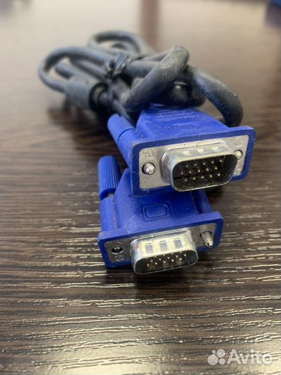 Переходник кабель vga-vga папа-папа