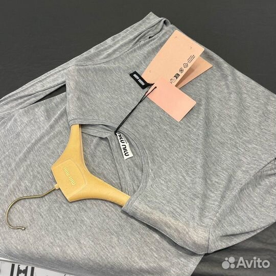 Лонгслив miu miu премиум
