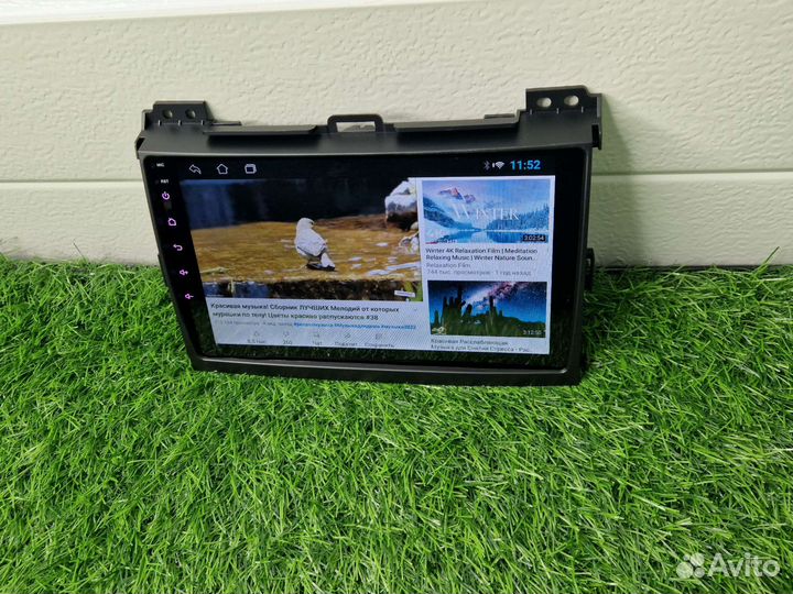 Магнитола на Toyota Prado 120 9 дюймов android 12
