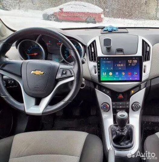 Магнитола Chevrolet Cruze android 8 ядер SIM Qled