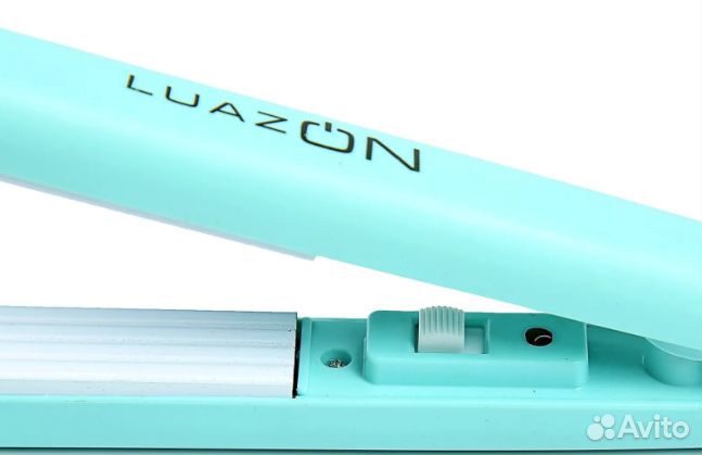 Щипцы-гофре Luazon LW-26 мини бирюзовые