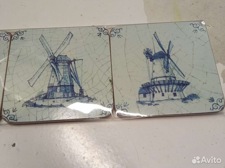 Подарочный набор пробковых подставок