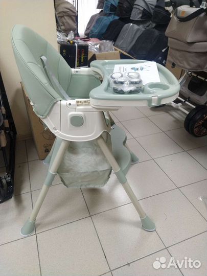 Новый стульчик для кормления Luxmom Q2(мятный)