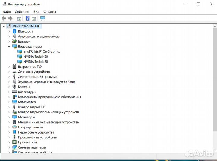 Видеокарта Tesla K80 24gb