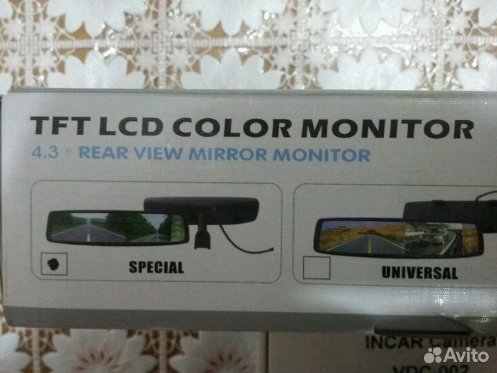 Камера заднего вида с зеркалом