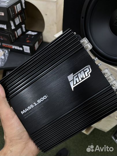 Сабвуфер в сборе с усилителем